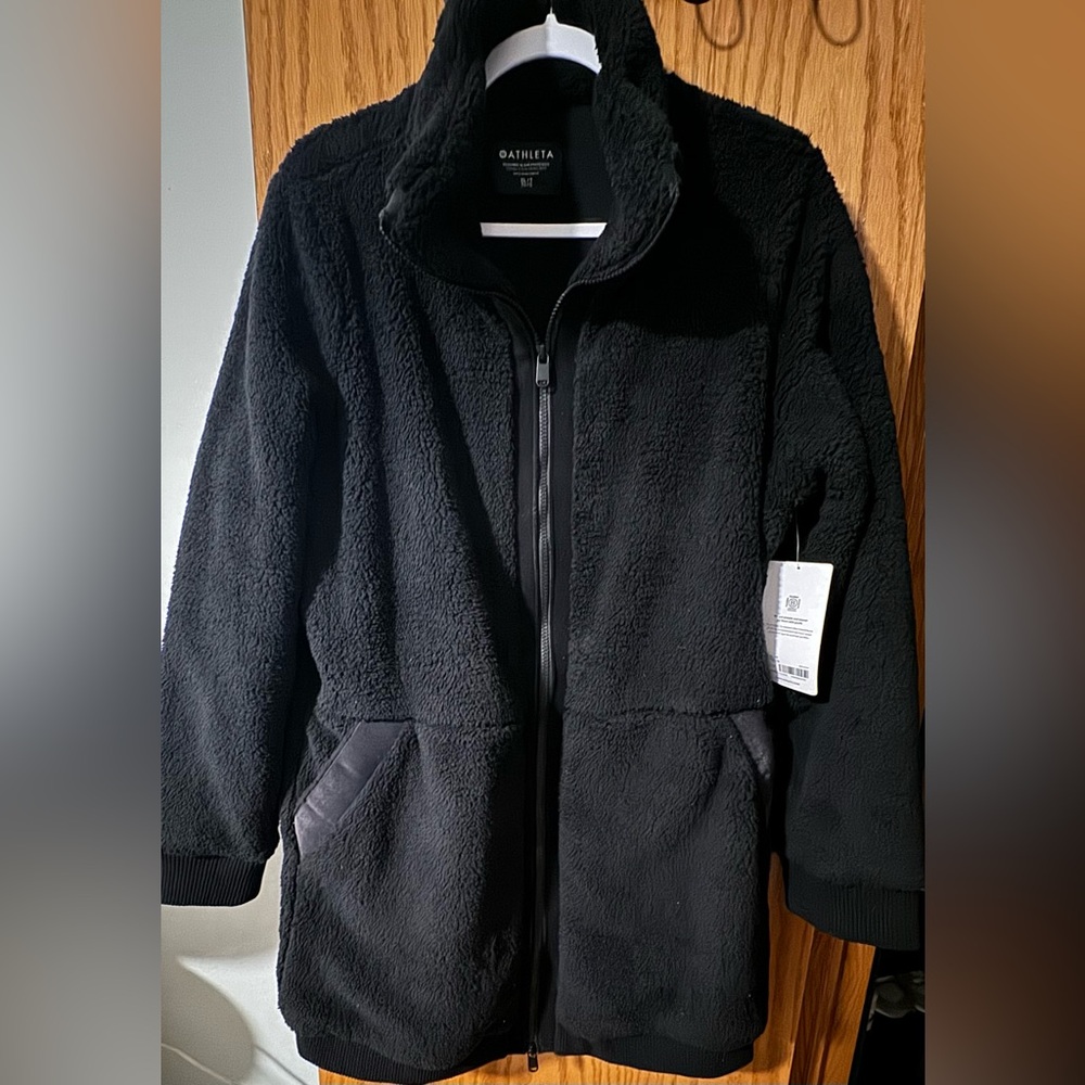 NWT Athleta Women’s Black Car Tugga Coat Size XLT